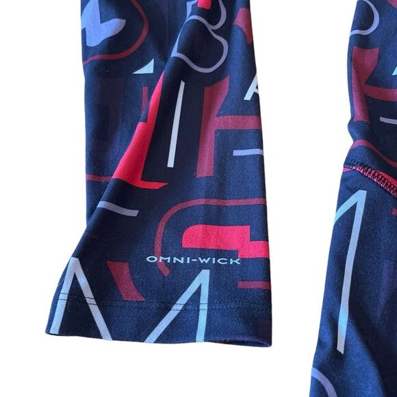 Columbia Winter Power Half Zip Omni Wick Shirt Black Red Mens Size Medium - Picture 4 of 8